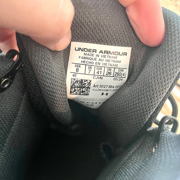 NWOT Under Armour Men's Charged Valsetz Zip Military and Tactical Boot Size 8 - Picture 9 of 10